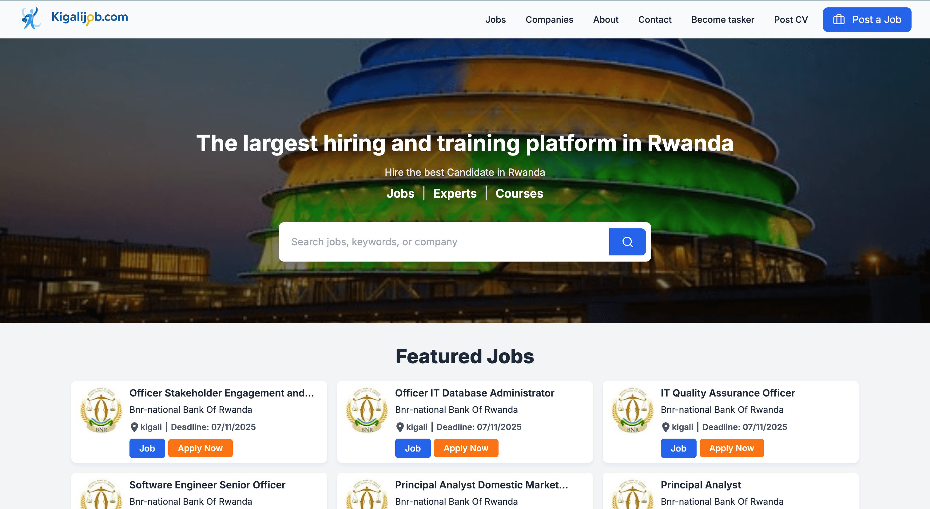 KigaliJob screenshot